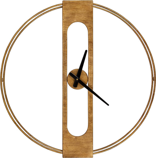 Urgo Numberless Modern Metal Wall Clock