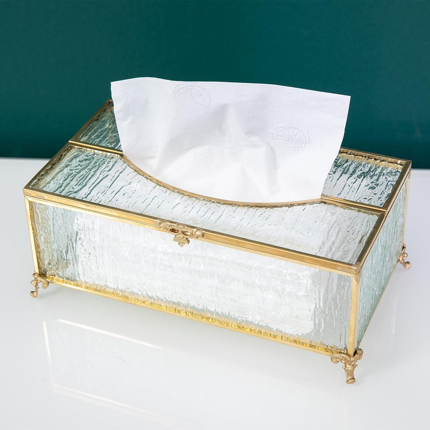 WATERFALL TISSUE BOX