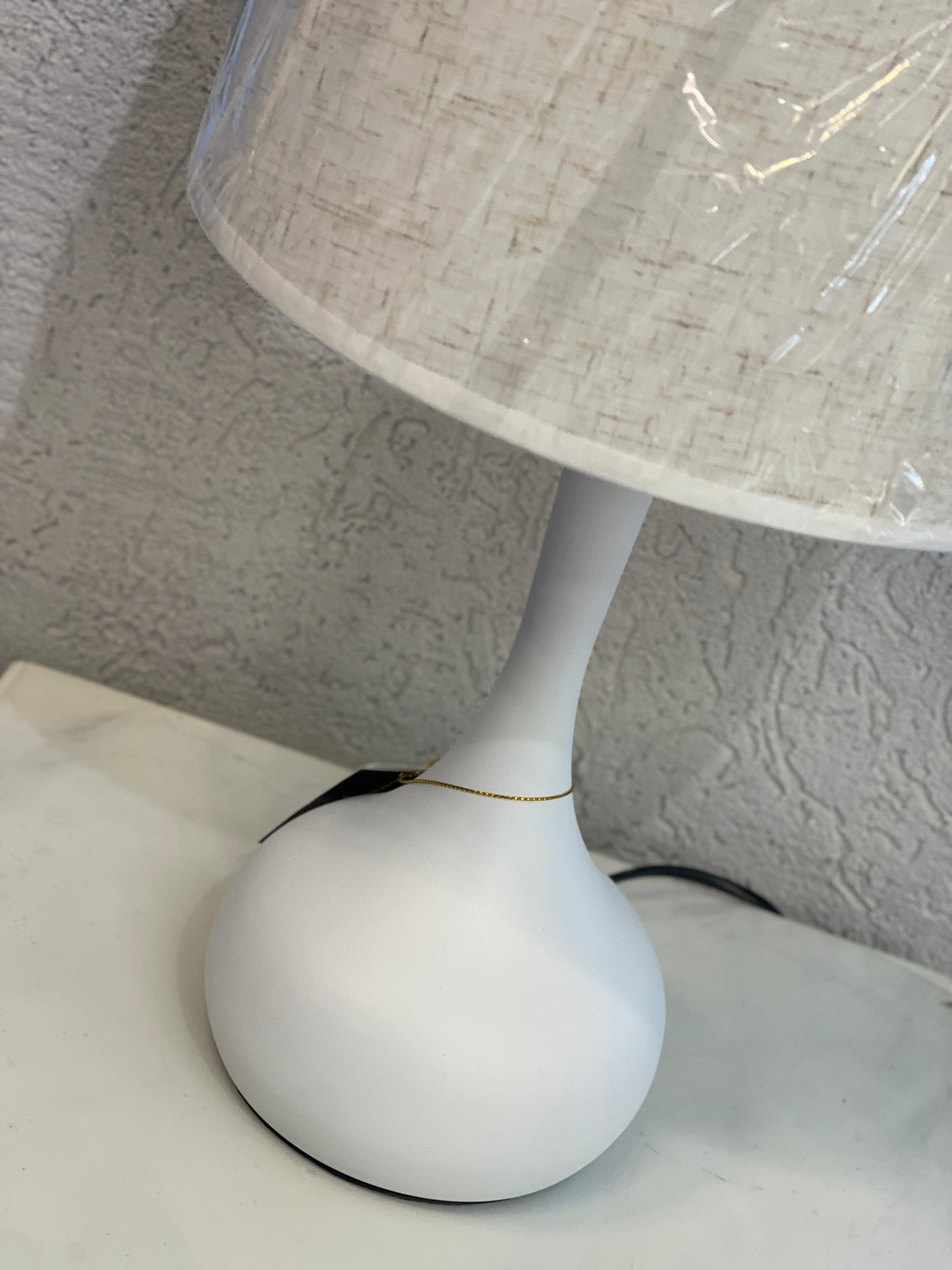 Nordic Table Lamp with Fabric Lantern