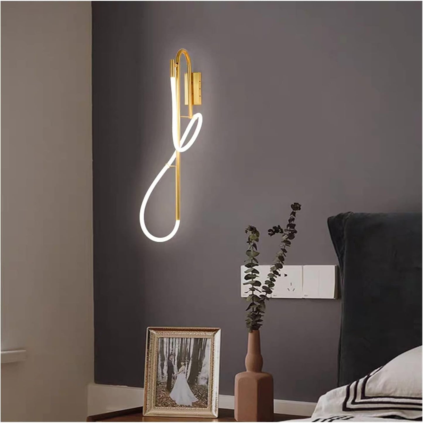 Golden Wall Light Fixture