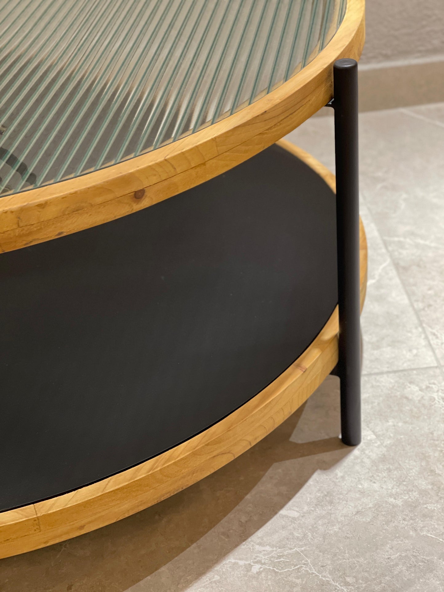 Wood And Iron Middle Table 11054