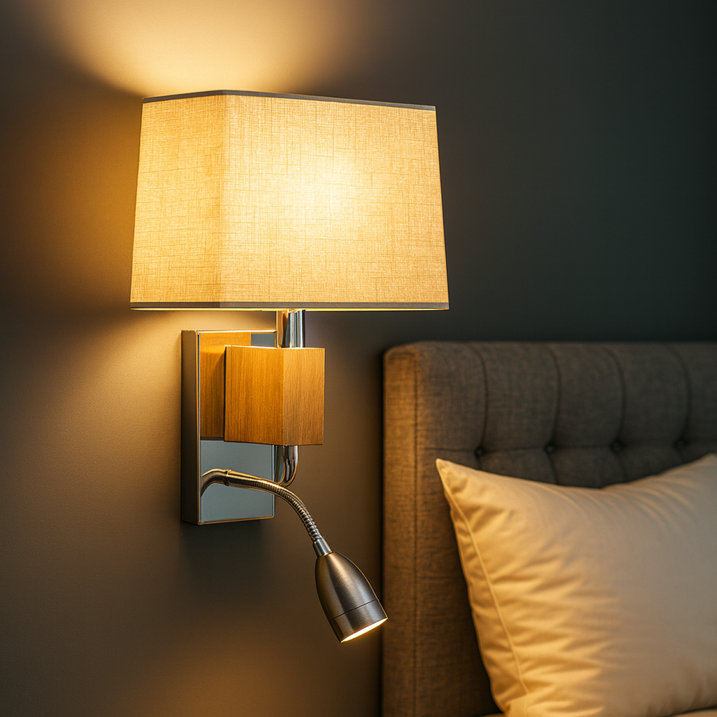Wall Light with LED Reading Lamp Mb072