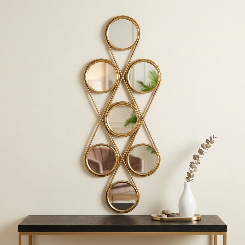 Cascade Geometric Accent Wall Mirror 54181