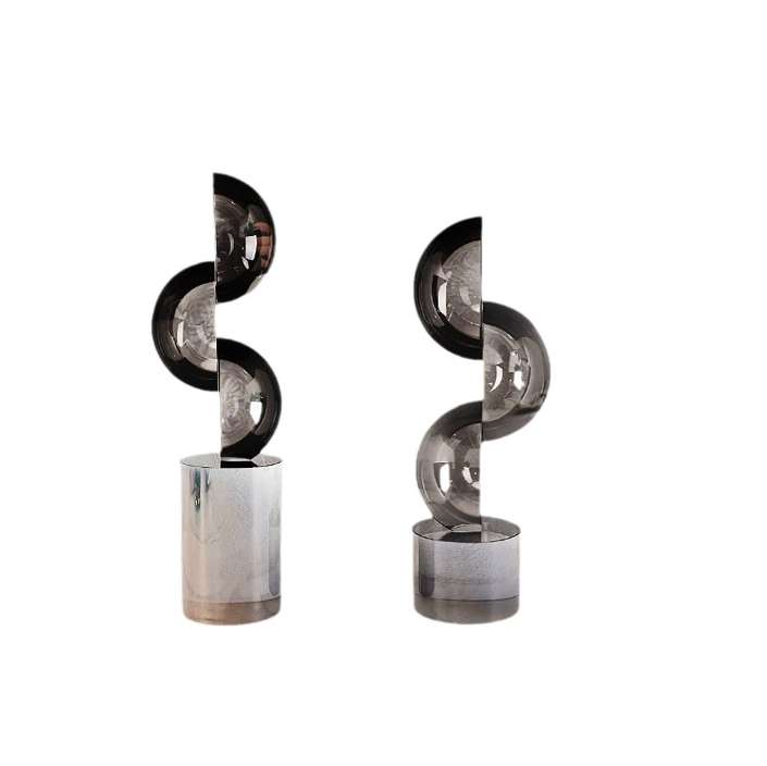 Quartered Crystal Sculpture