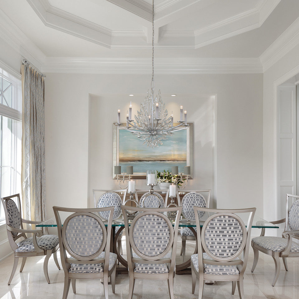 Silver Color Crystal Chandelier 336/SW