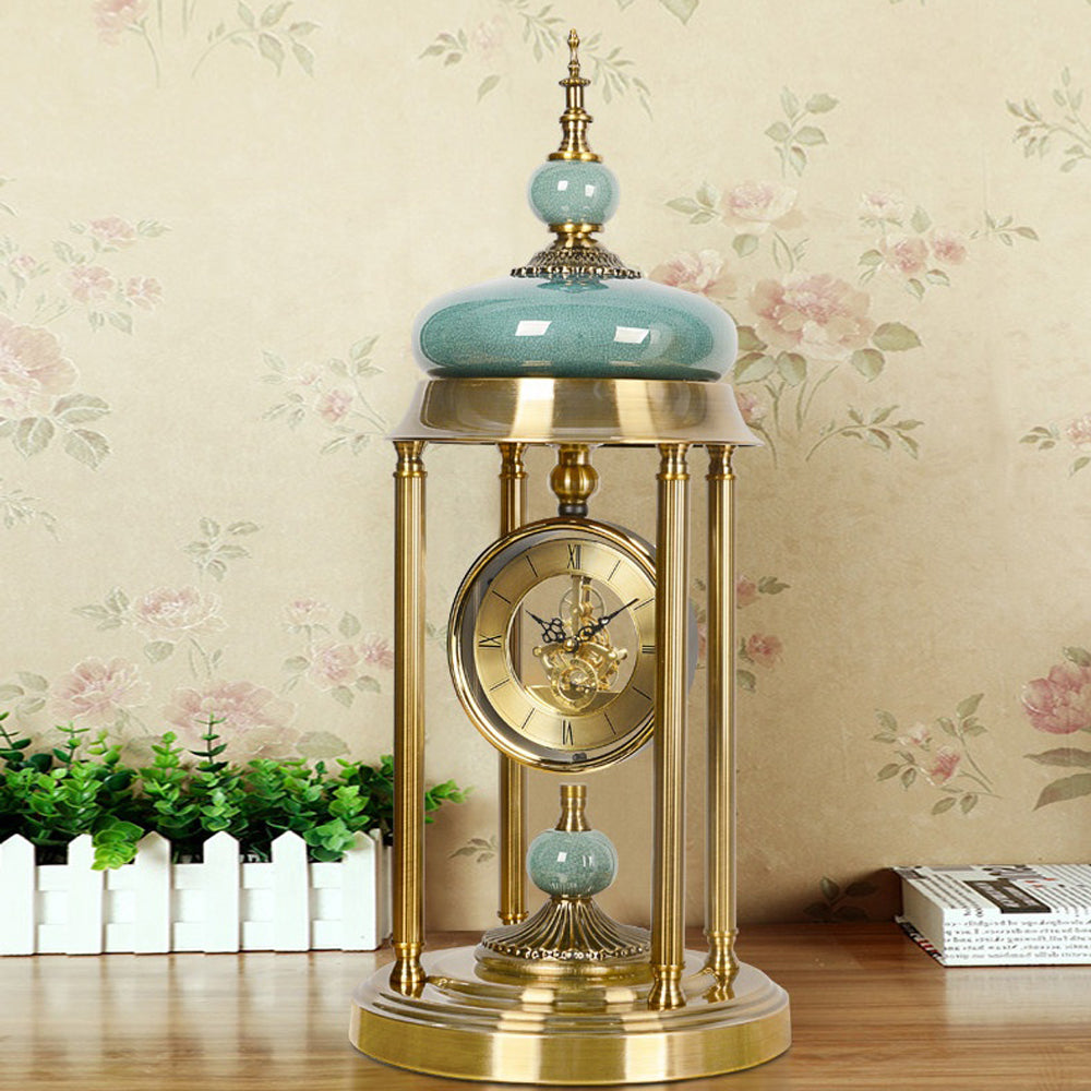 LUXURY TOWER TABLE CLOCK 6883-1