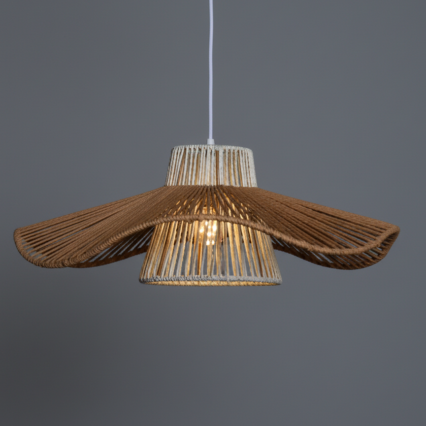 Rattan Pendant Light W128-1
