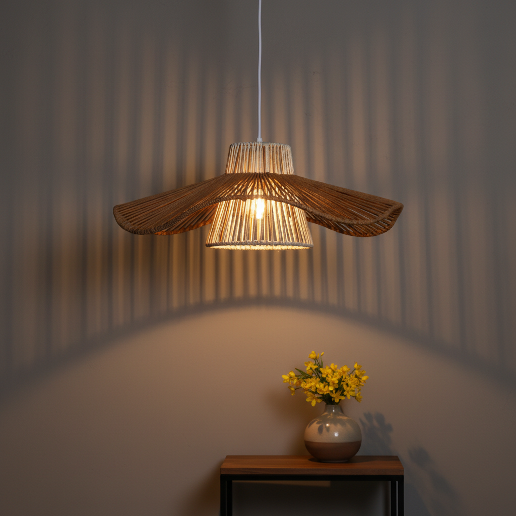 Rattan Pendant Light W128-1