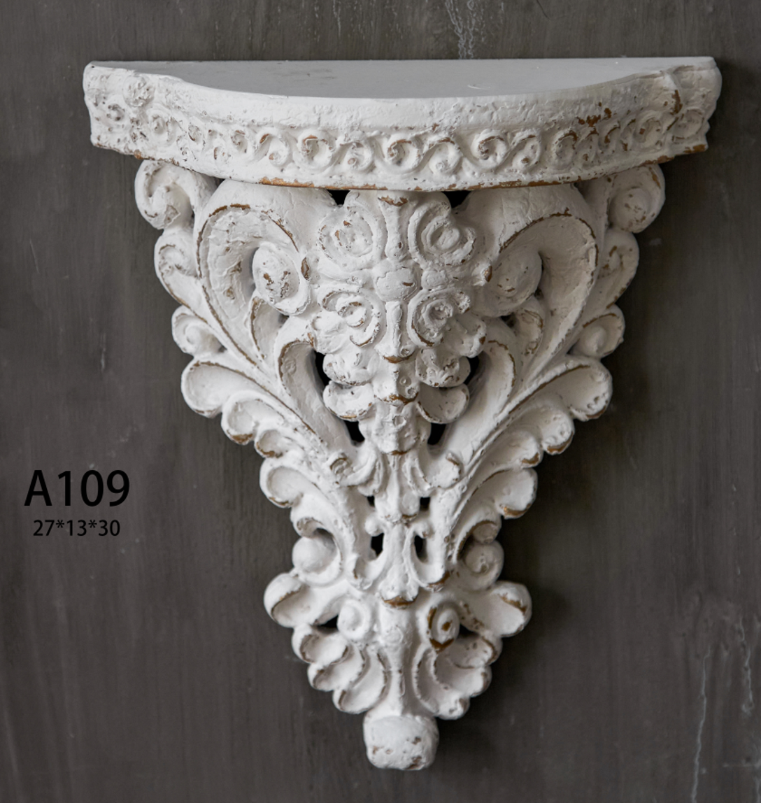 Vintage Wooden Wall Shelf A109