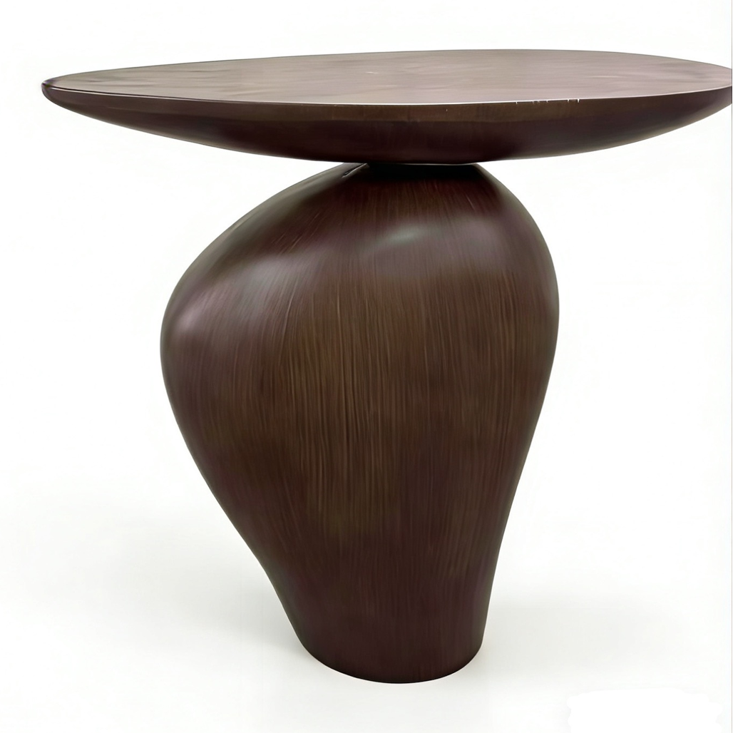 Sculptural Organic Accent Side Table NE26-95