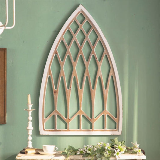 Vintage Arched Window Frame Wall Decor A2553