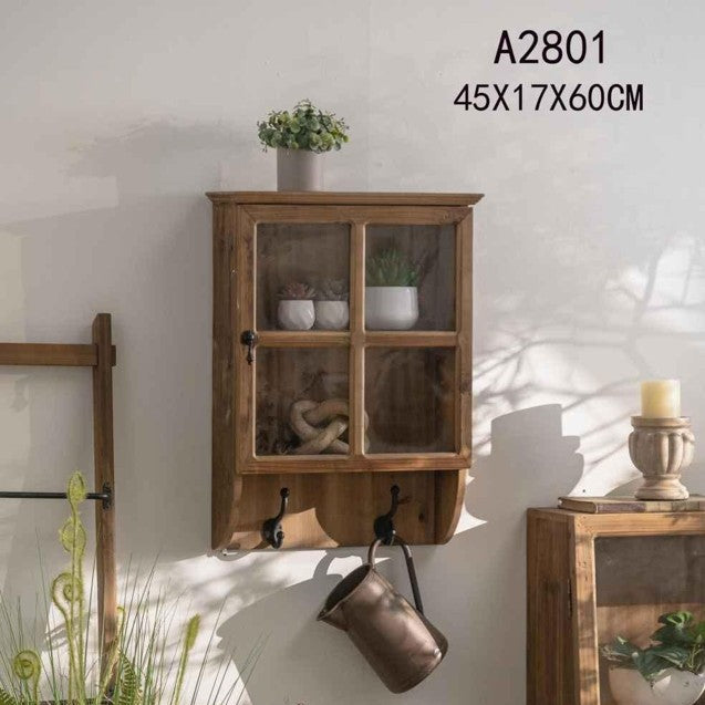 Wooden Wall Mounted Vintage Shelf A2801