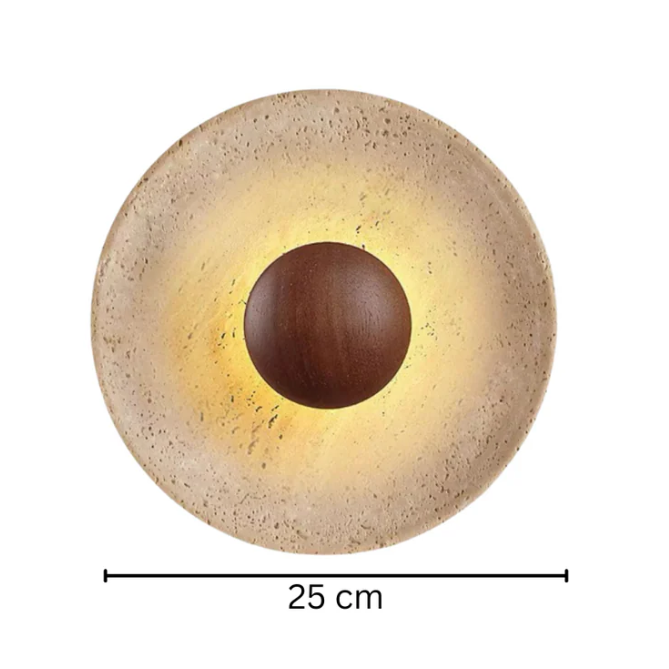 Stone & Wood Wall Light C131