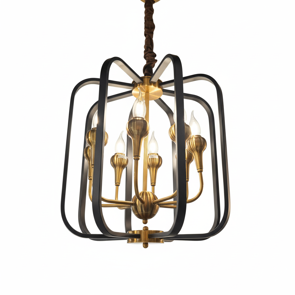 ثريا فانوس معدنية صناعية 9526