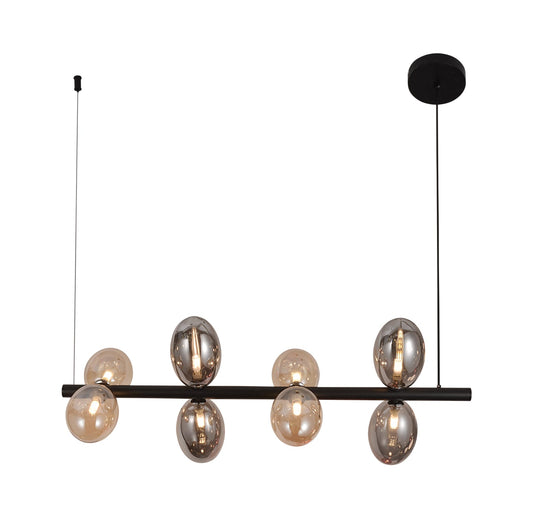 8-Glass Sputnik Dining Room Chandelier R170-8L