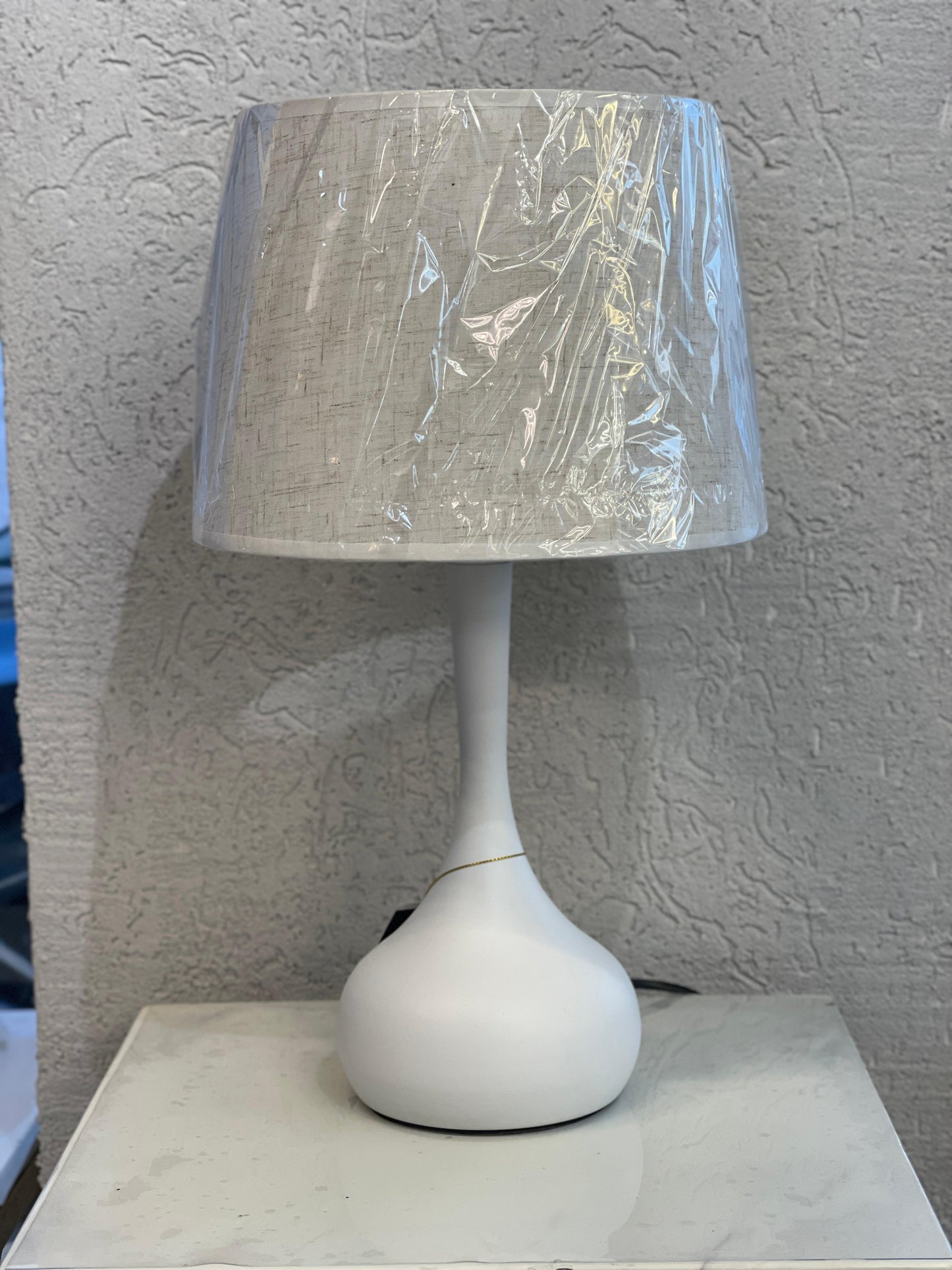 Nordic Table Lamp with Fabric Lantern