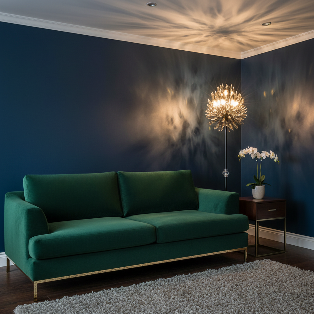 Black Crystal Floor Light 336/500