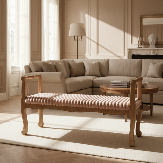 Classic Upholstered Bench APF23073