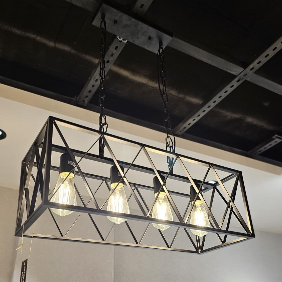Modern Rectangle Pendant Light – Antiques Palace