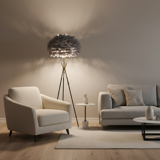 Feather Floor Lamp F6703