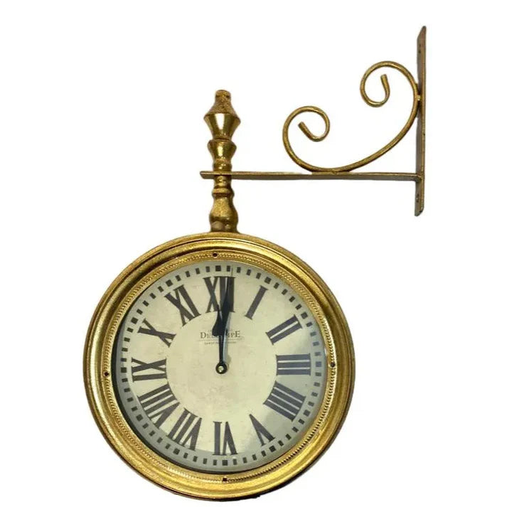 Vintage Double-Sided Wall Clock 54193