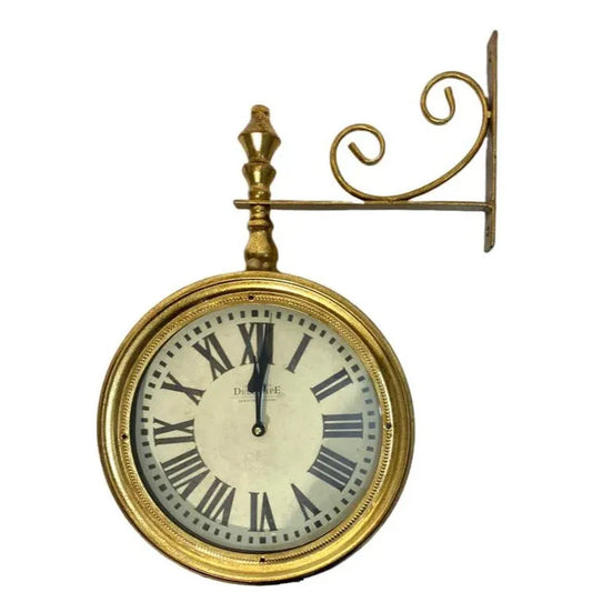 Vintage Double-Sided Wall Clock 54193