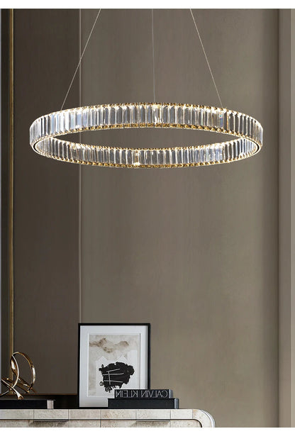 Stainless Steel Crystal LED Chandelier. 6009