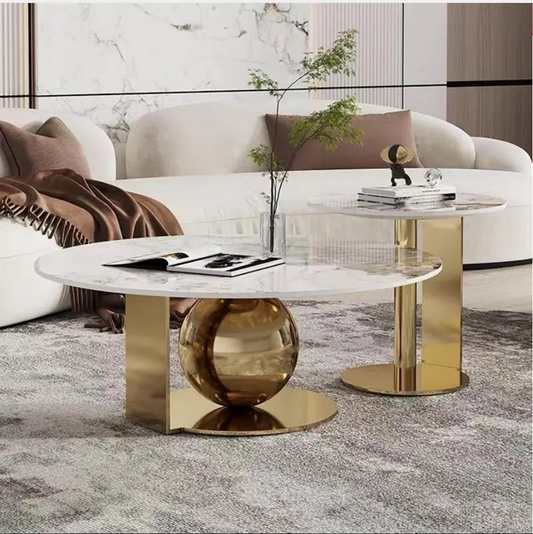 Stainless Steel Coffee Table Set N24-14