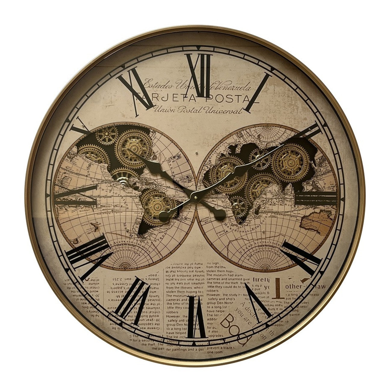 Moving Gear Wall Clock 72274