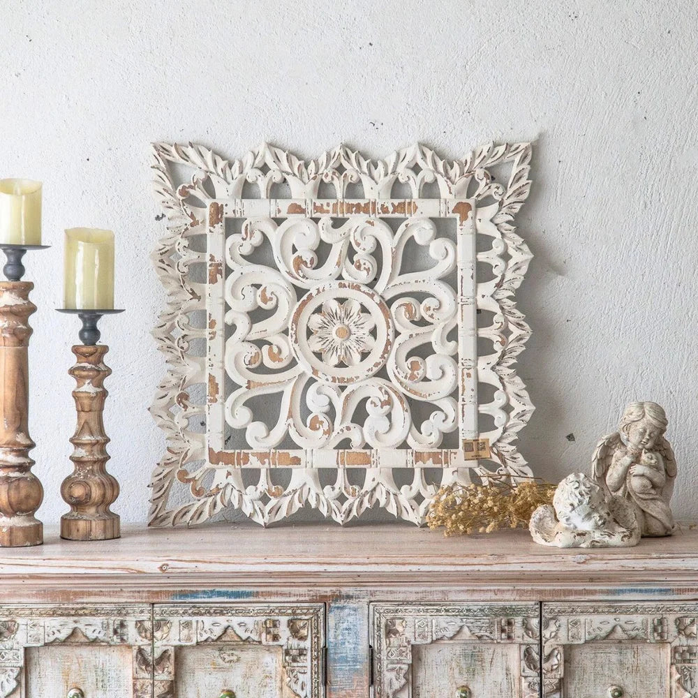 Carved Wooden Wall Art A600