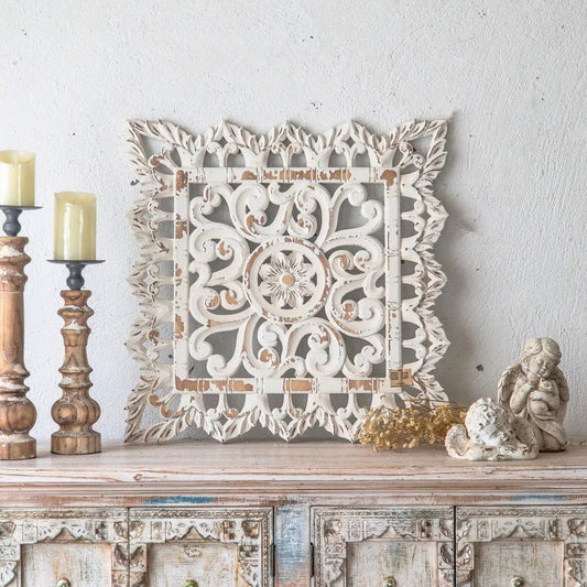 Carved Wooden Wall Art A600