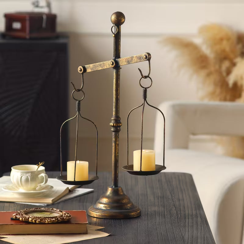 European Classic Iron Candle Holder A3288
