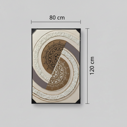 Textured Abstract Wall Art – 80 × 120 cm C2486B