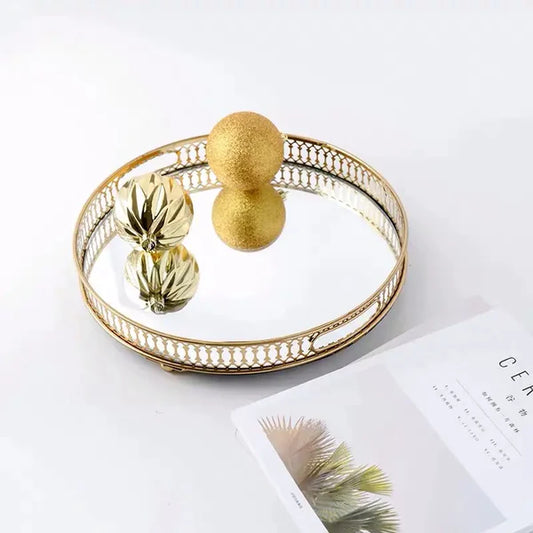 Gold Rush Round Tray