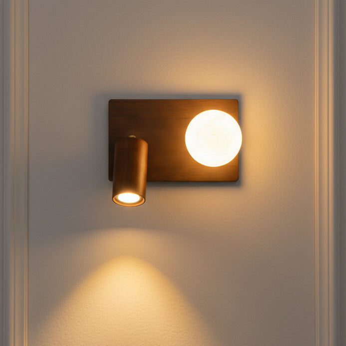 Modern Wood Wall Light Q298/1+1