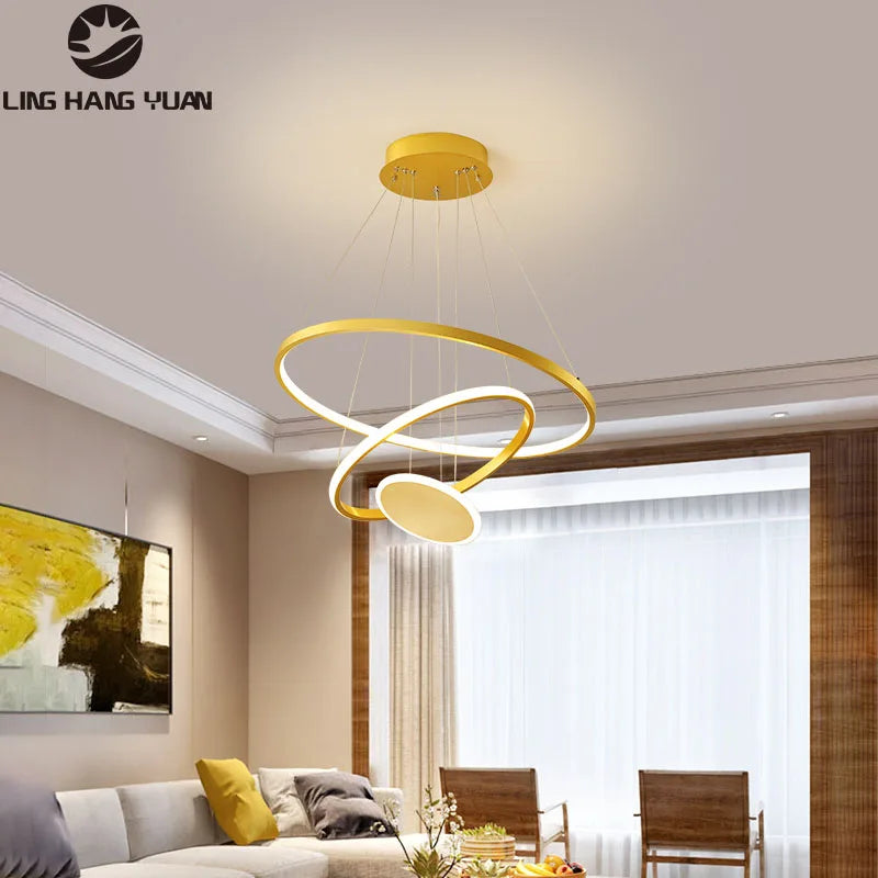 3-Rings Modern LED Chandelier 6016/3