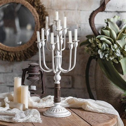 Metal Candle Holder A1003/WH