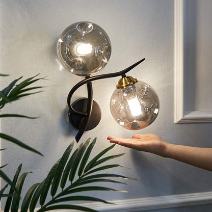 Glass Wall Light E27 * 2 LED 8968-2W