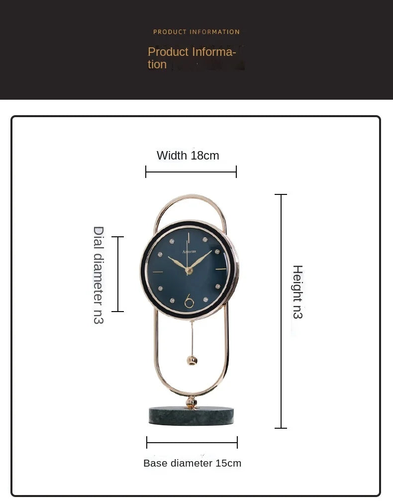 Table Clock 6957A-1