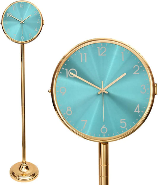 Metal Floor-Standing Clock Double-Sided 145cm 8612