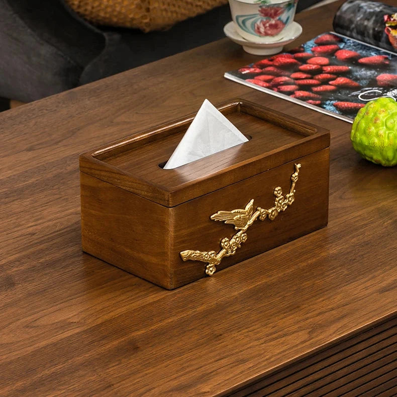 Wooden Tissue Box 009