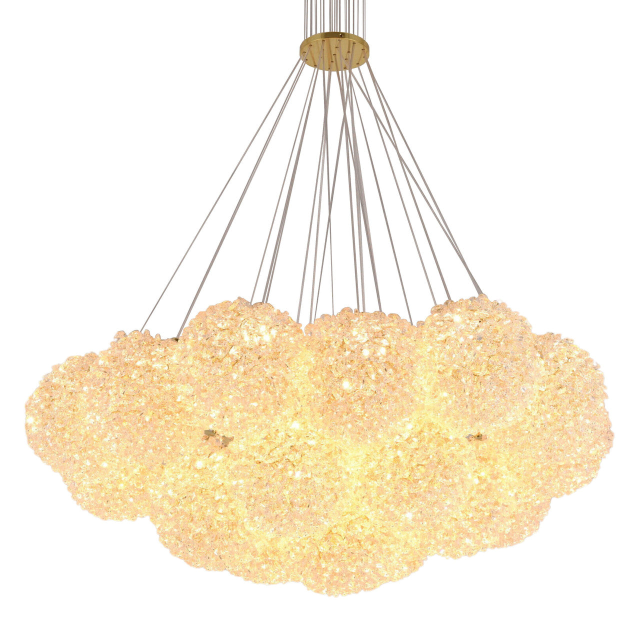 Golden Crystal Ball chandelier 9090-13