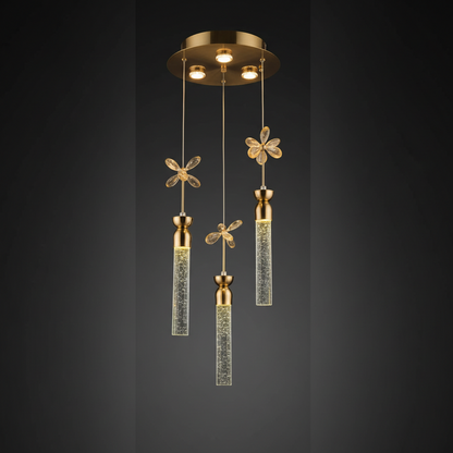 A Modern Crystal Pendant Light 81711-3Y