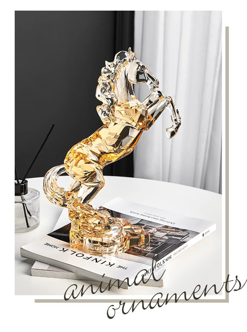 Acrylic Horse Figurine  T2120