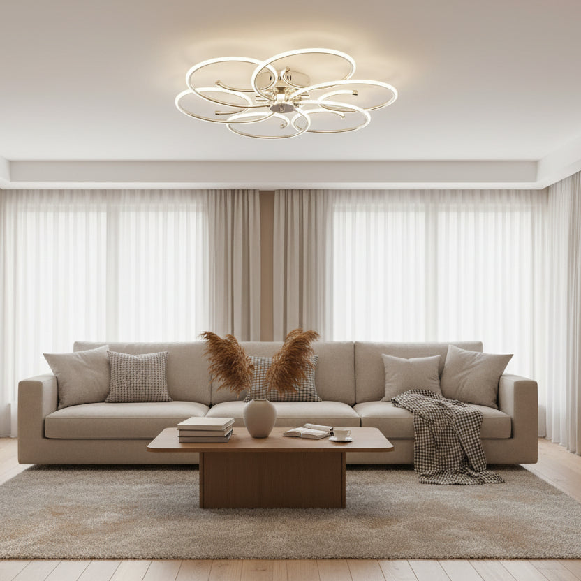 Modern Crystal Ceiling Chandelier L037/6