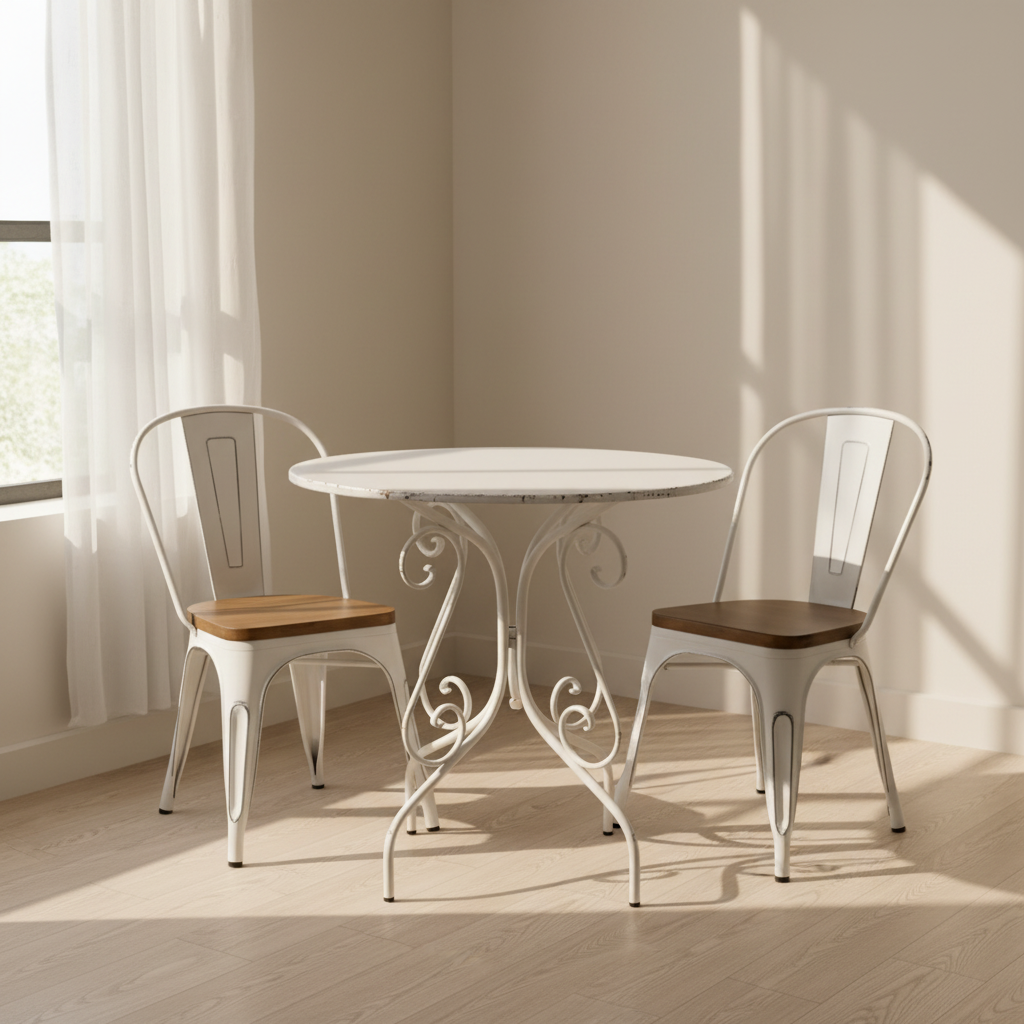 Farmhouse Design Small Dining Set A2393, A351