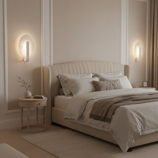White Finish Wall Light F260/B/WH