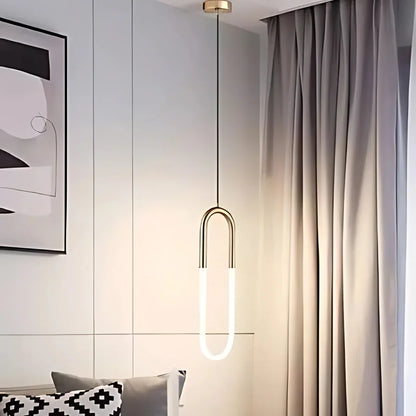 Modern U-shaped Pendant Light V53/GD/500