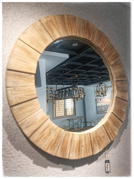 Wooden Frame Mirror