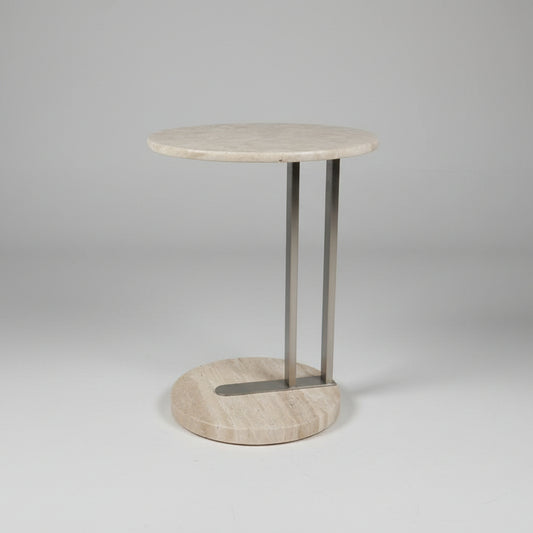 Onyx & Brass Sculptural Side Table 01873